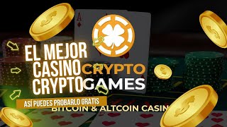 CRYPTOGAMES  EL MEJOR CASINO PARA MULTIPLICAR TUS CRIPTOMONEDAS [upl. by Egnalos]