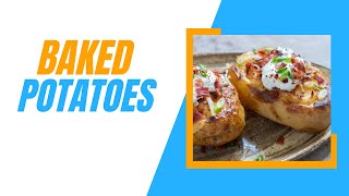 Delicious Baked Potatoes  OvenBaked amp TwiceBaked Recipes [upl. by Leigh]