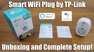 TPLink HS100 WiFi Smart Plug Unboxing and Setup Review [upl. by Mosi]