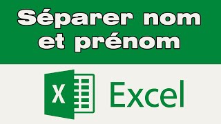 Comment séparer nom et prénom dans la même cellule Excel en deux colonnes 📊 [upl. by Aved254]