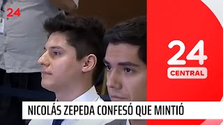 Nicolás Zepeda confesó que mintió en el primer juicio  24 Horas TVN Chile [upl. by Tekcirc]