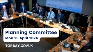 Torbay Council Planning Meeting 29 April 2024 [upl. by Luzader]