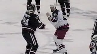 Bob Probert vs Jody Shelley Jan 12 2002 [upl. by Yehc781]