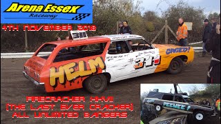 Arena Essex  Firecracker XXVII The Last Cracker  4TH November 2018 [upl. by Nirrac]