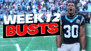 5 Players that will BUST your MatchUp in Week 12 sit em [upl. by Thibaut]