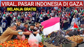 PERTAMA PASAR GRATIS DI PALESTINA BERNAMA PS INDONESIA KOKBISA [upl. by Maude]