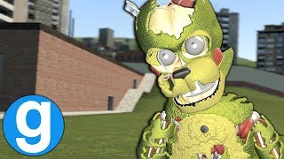 BRAND NEW FNAF 6 SALVAGED SPRINGTRAP PILL PACK SHOWCASE Five Nights at Freddys Garrys Mod [upl. by Laehcim]