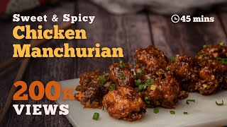 Chicken Manchurian Recipe  Easy Chinese Chicken Manchurian Dry  Cookd [upl. by Rebeka]