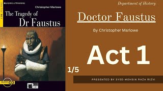 DOCTOR FAUSTUS by Christopher Marlowe ACT 1  Audio Book [upl. by Ainesy]