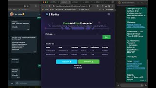 Whatsapp Bot For Reseller X Generate Voucher X Deposit  MSRadius 10 [upl. by Willamina]