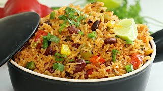 Mexican Rice Recipe  Easy One Pot Meal  How To Make Mexican Rice  Kanaks Kitchen [upl. by Borchert164]