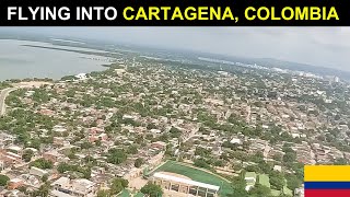 Flying into Cartagena Colombia 🇨🇴 [upl. by Daile722]