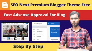 SEO Next Premium Blogger Theme Free Download  Fast Adsense Approval For Blog [upl. by Kcirreg218]