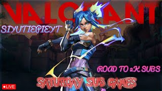 SUBGAMES AAJAOO VALORANT LIVE STREAM  GIRL GAMER  ROAD TO 2K [upl. by Buiron807]