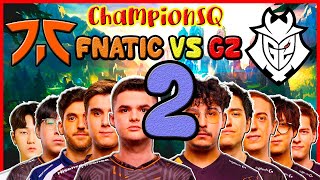 G2 VS FNATIC con Nisqy en CHAMPIONSQ Mapa 2 [upl. by Aniakudo]