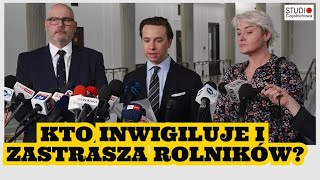 Bosak konferencja Kto inwigiluje i zastrasza rolników [upl. by Tioneb549]