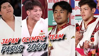 Japan Mens Judo Team for Paris Olympics 2024 [upl. by Giacobo]