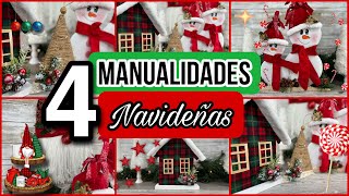 4 Ideas INCREIBLES de NAVIDADChristmas Decoration Ideas using Cardboard DIY Christmas 2022 [upl. by Etnoj57]