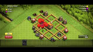 Balloon Parade TownHall 5 Practice Clash Of Clans [upl. by Yzus1]