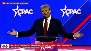 🇺🇸 Donald Trump  President 45 of the United States at CPAC 2024 in DC Feb 24 2024 LIVE [upl. by Tiphani93]