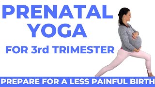 Pregnancy Yoga Third Trimester [upl. by Yecac839]