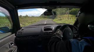 Garron Point Hillclimb 2024  Andrew Kernohan  Clio 182 [upl. by Hgieloj]