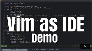 Vim as IDE Demo [upl. by Garwin]