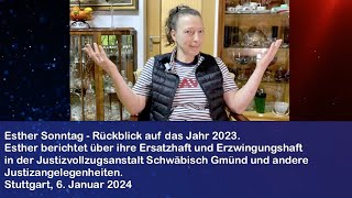 Esther Sonntag‘s Jahresrückblick auf 2023 [upl. by Almeta]