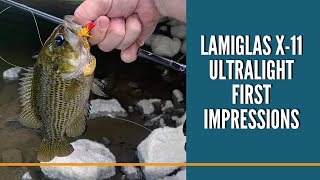 Lamiglas LX 702 ULS  70quot 28lb Spin Panfish amp Trout X11 Ultralight Series First Impressions [upl. by Alina387]