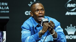 Israel Adesanya Bursts Into Tears In Explosive DDP Exchange At UFC 305 Presser [upl. by Farman364]