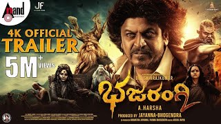 Bhajarangi 2  Kannada Official 4K Trailer  DrShivarajkumar  AHarsha  Arjun JanyaJayanna Films [upl. by Omor937]