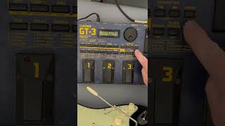 How do I factory reset a Boss GT3 Guitar Effects Processor shorts bosspedals [upl. by Beck]