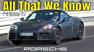 2025 Porsche 718 Boxster EV All That We Know [upl. by Tannie616]