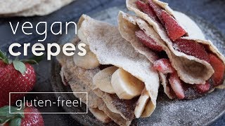 Vegan Crepes GlutenFree [upl. by Anderea]