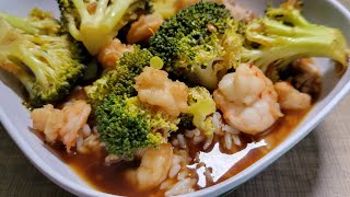 The Easiest Shrimp amp Broccoli ever Healthy Recipes Low Calorie High Protein meals [upl. by Arturo993]