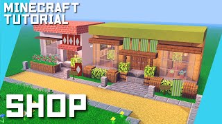 【マインクラフト】小さな可愛いお店の作り方【マイクラ建築講座】 [upl. by Mira]