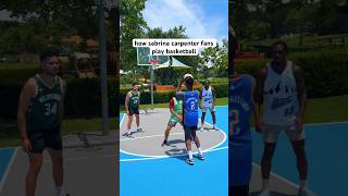 i can’t believe sabrina carpenter can hoop 🤯🏀🔥 basketball music funny [upl. by Saltzman491]