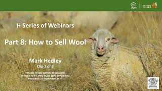 Options to sell your wool  How to Sell Wool Webinar  Clip 1 of 3 [upl. by Briano]