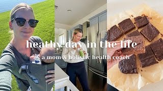 DAY IN THE LIFE as a healthy mom of 2  healthy meal ideas amp meal prep added sugar detox [upl. by Nnylesor]