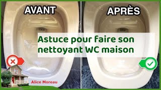 DIY  fabriquez votre produit WC maison et naturel [upl. by Nellir]