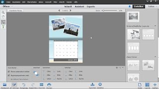 Einen Fotokalender erstellen  Photoshop Elements 13 – Das umfassende Training [upl. by Baumann]