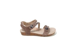 Aetrex Jillian Braided Sandal with Lynco Orthotics [upl. by Milson]