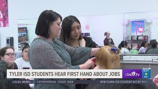 Tyler ISD students hear from professionals about career paths [upl. by Dun480]