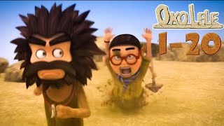 Oko Lele 💚 Season 1 — ALL Episodes  CGI animated short [upl. by Elleved]