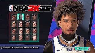 BEST NEW DRIPPY FACE CREATION TUTORIAL in NBA2K25 • BEST COMP STAGE FACE CREATION FOR 2K25 [upl. by Ahseina]