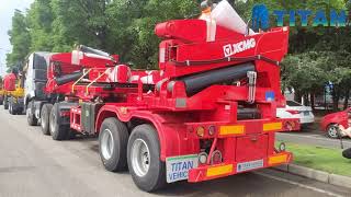 Shipping Package of 20ft Side Loader Trailer for Sale In Guyana [upl. by Mccarty]