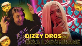 Dizzy DROS  M3A L3ECHRANE Official Music Video Reaction [upl. by Esilanna523]