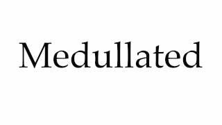 How to Pronounce Medullated [upl. by Erasmus]