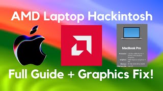 AMD Laptop Hackintosh Guide  NootedRed Graphics Installation [upl. by Ordway390]