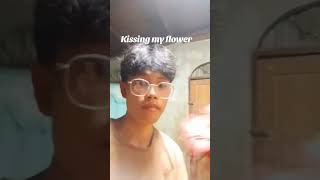 KISSING MY FLOWER KISSINGFLOWER  NEWSFUNNY VIDEOS [upl. by Ferino514]